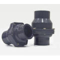 SCH80 plastic UPVC grey  check valve /plastic UPVC swing non return spring check valve pvc